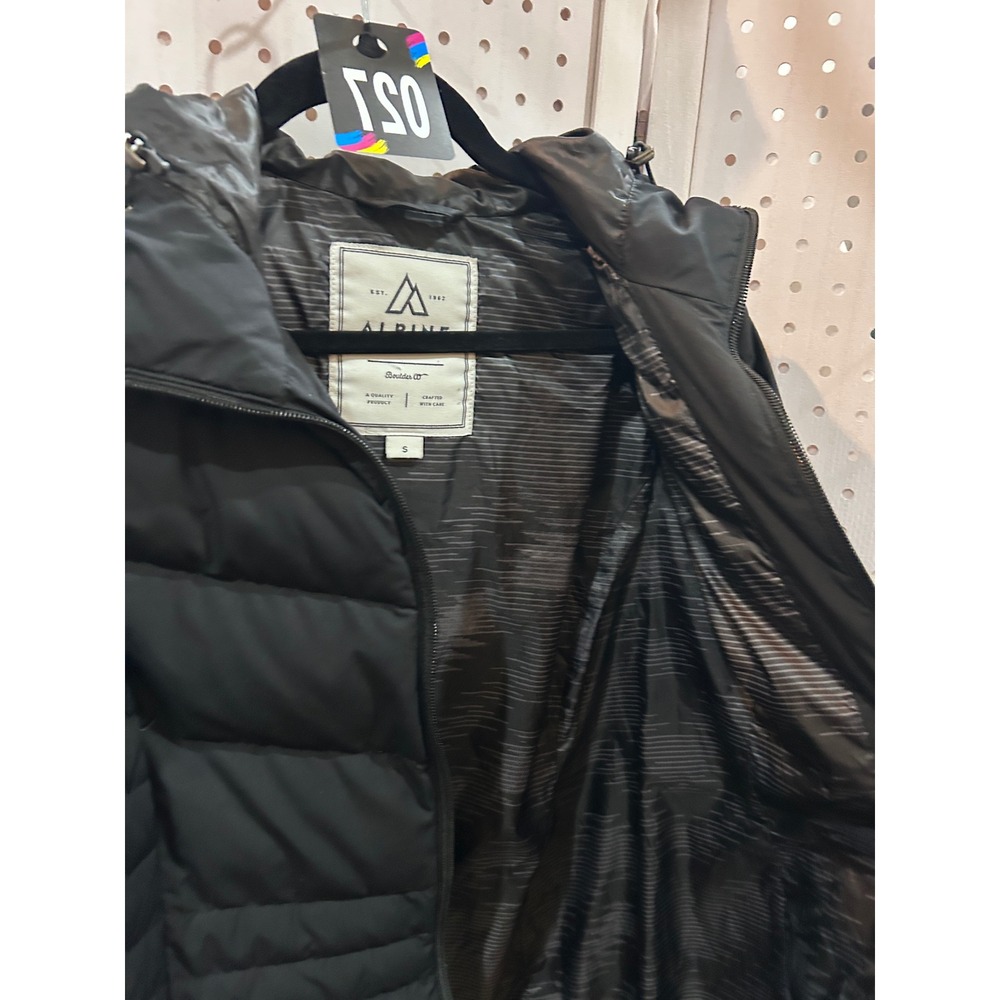 ALPINE Boulder CO Black Puffer Hooded Winter Jacket Women's Size S - Picture 6 of 10